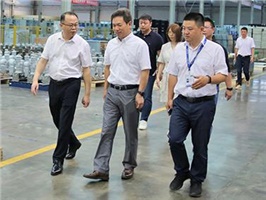 施耐德中國區(qū)副總裁紀(jì)寶先生一行蒞臨威勝電氣參觀交流